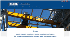 Desktop Screenshot of munck-cranes.no