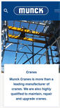 Mobile Screenshot of munck-cranes.no